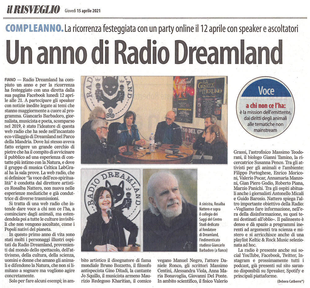 il-risveglio-15-04-2021-primo-anniversario-radio-dreamland